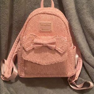 Loungefly Minnie Millennial Pink Sequin Backpack